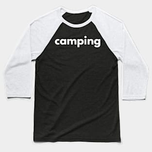 Camping Baseball T-Shirt